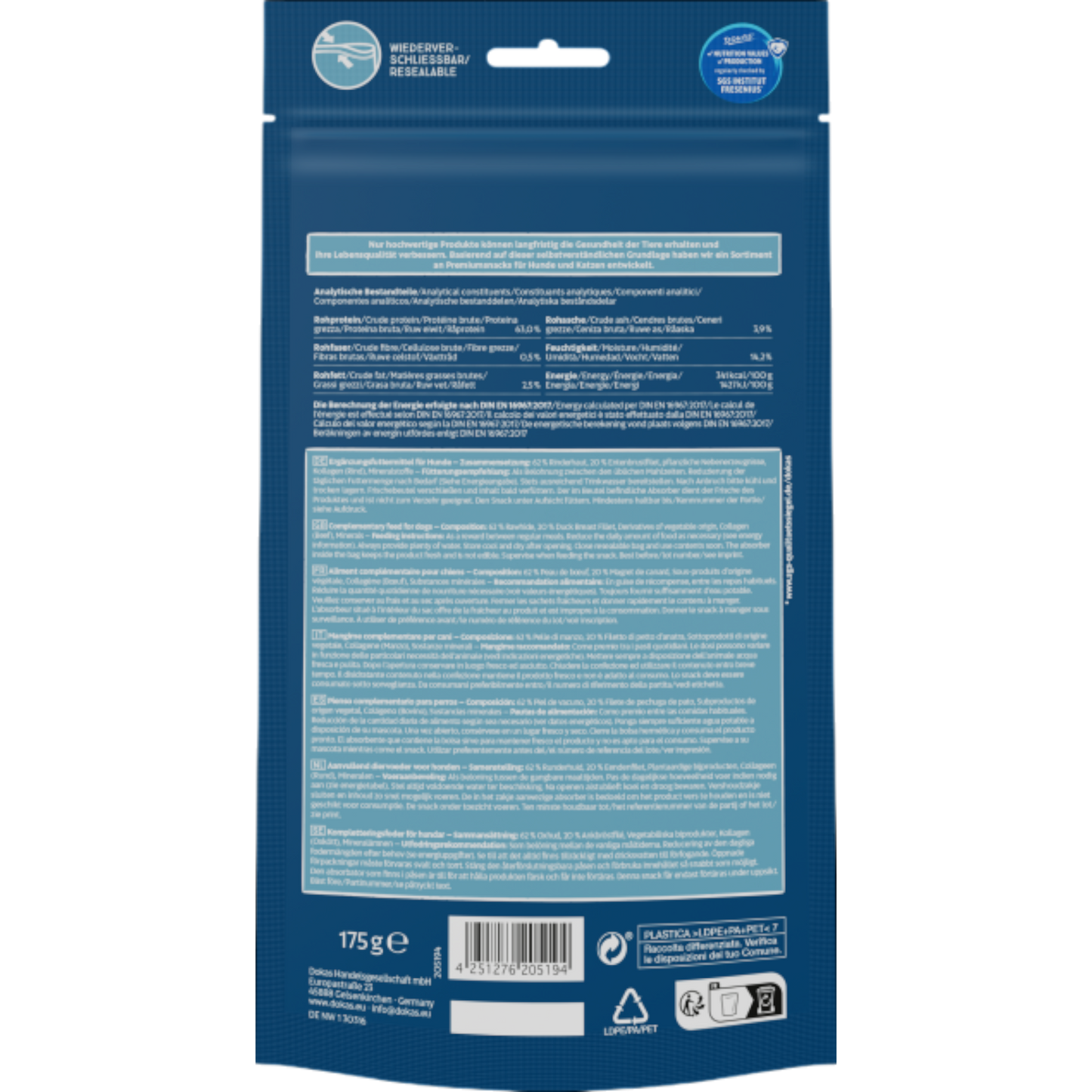 Dokas Dog - Kauchips Entenbrust