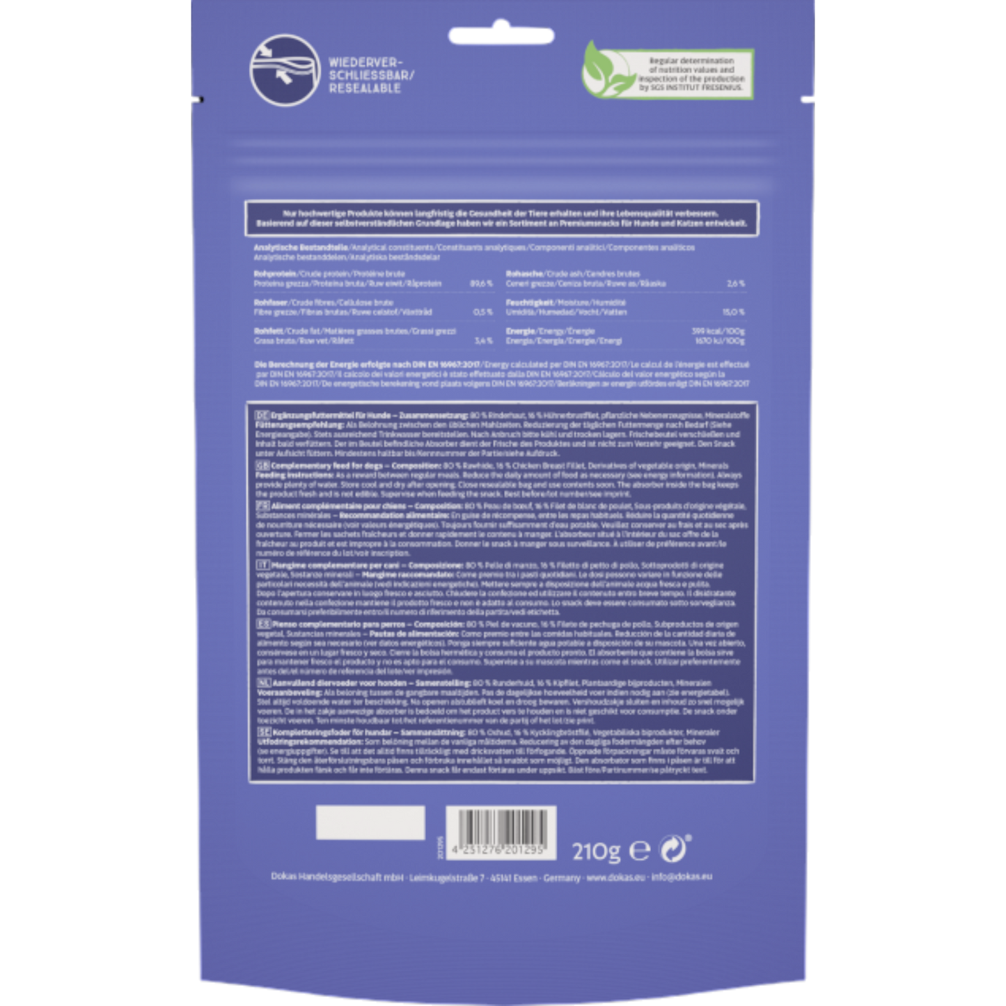 Dokas Dog - Kaurippe mit Hühnerbrust