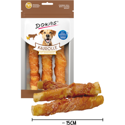 Dokas Dog - Kaurolle Hühnerbrust Medium
