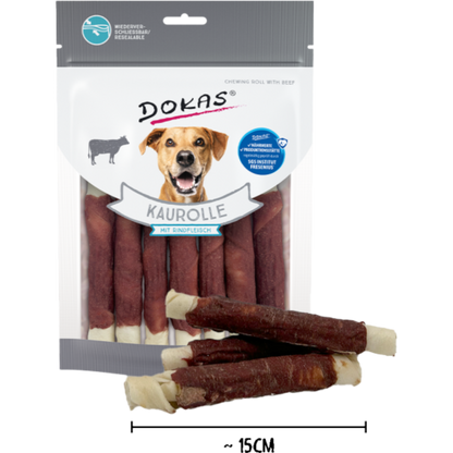 Dokas Dog - Kaurolle mit Rindfleisch