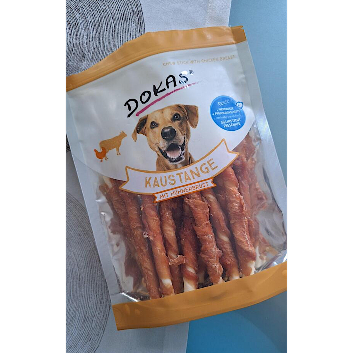 Dokas Dog - Kaustange mit Hühnerbrust