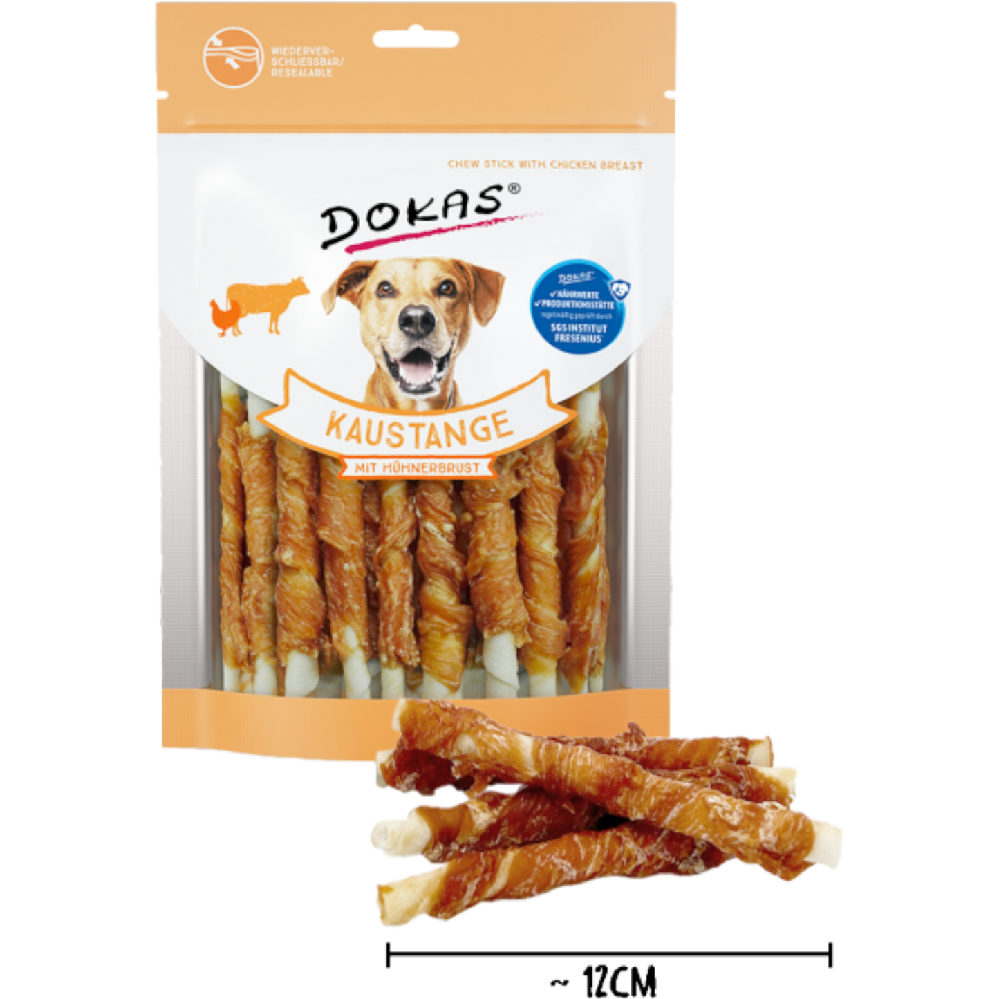 Dokas Dog - Kaustange mit Hühnerbrust