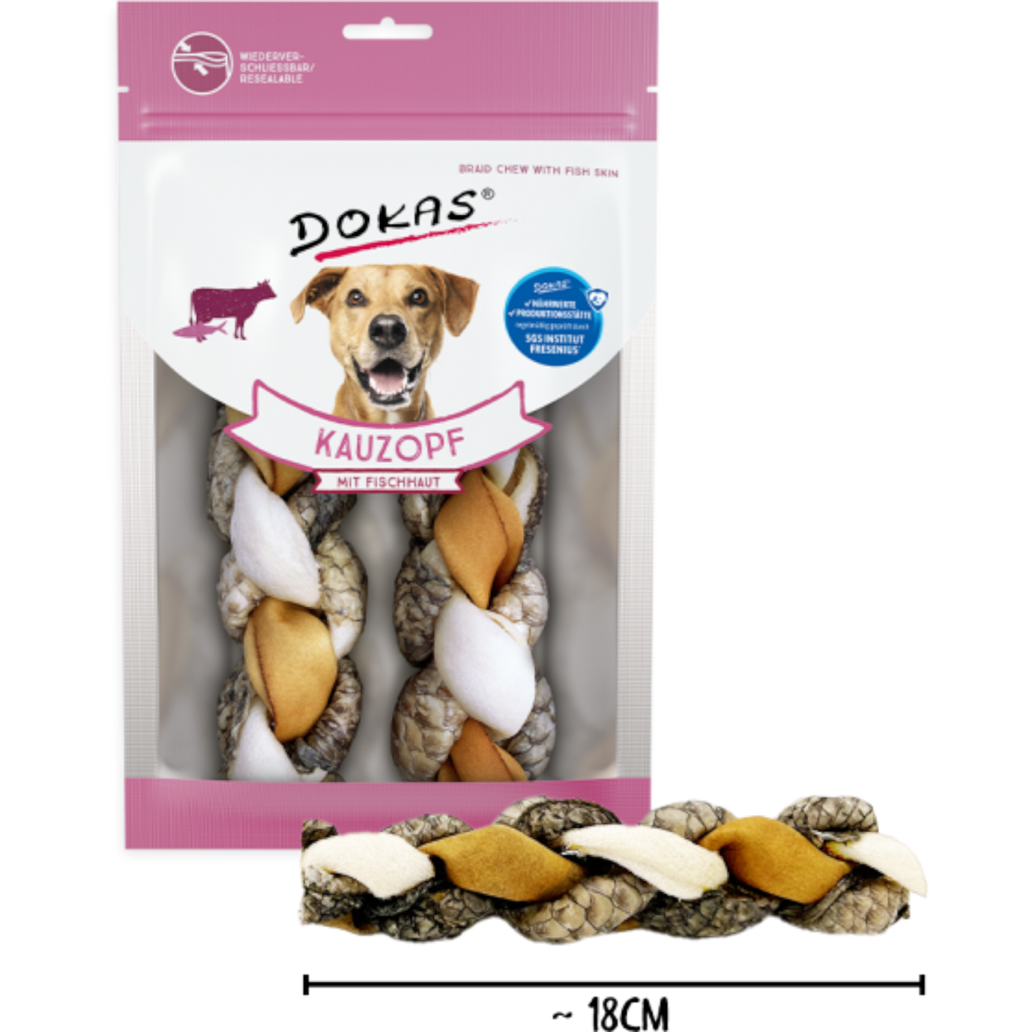 Dokas Dog - Kauzopf mit Fischhaut