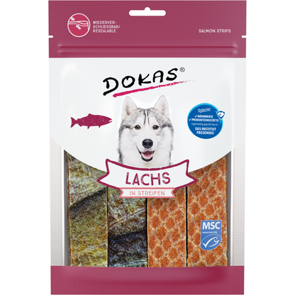 Dokas Dog - Lachs Streifen