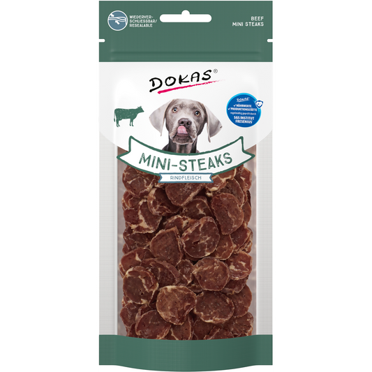 Dokas Dog - Mini Steaks Rindfleisch