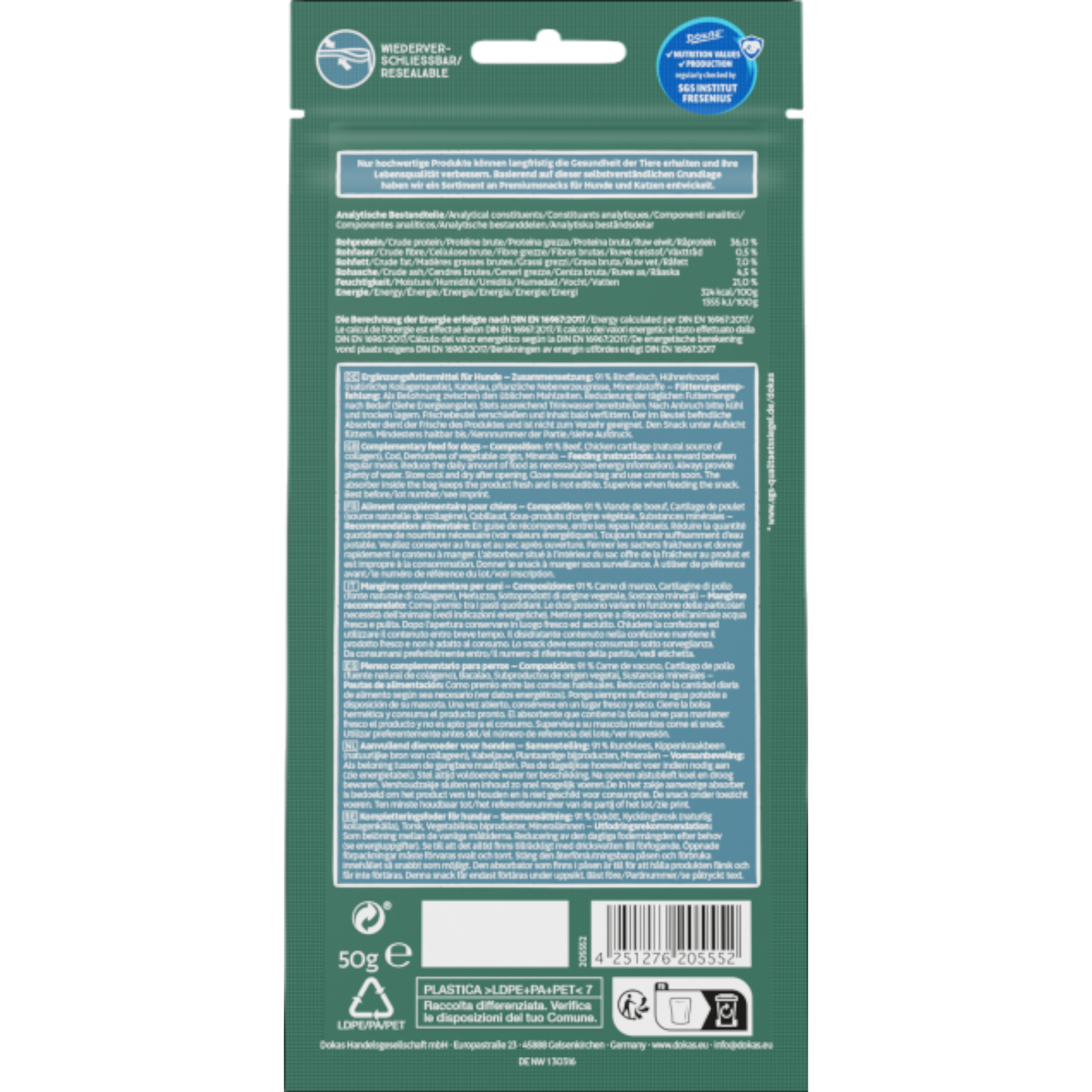 Dokas Dog - Mini Steaks Rindfleisch