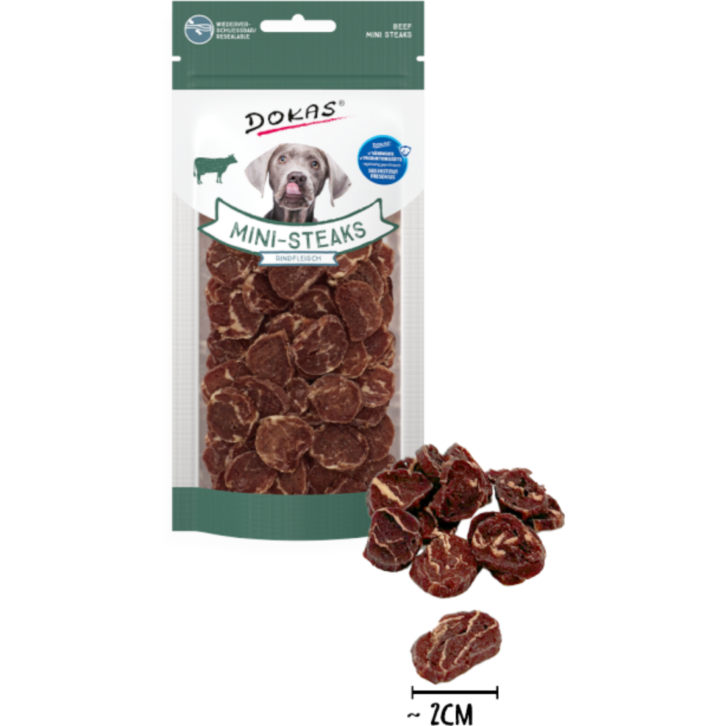 Dokas Dog - Mini Steaks Rindfleisch