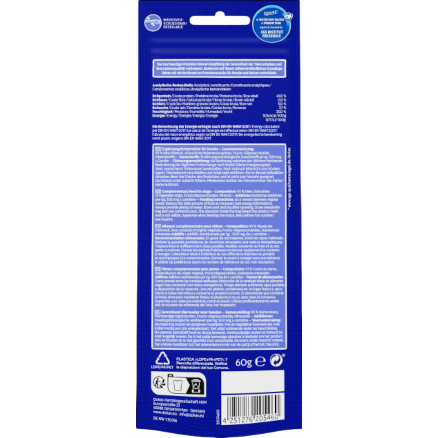 Dokas Dog - Minis Hirschfleisch