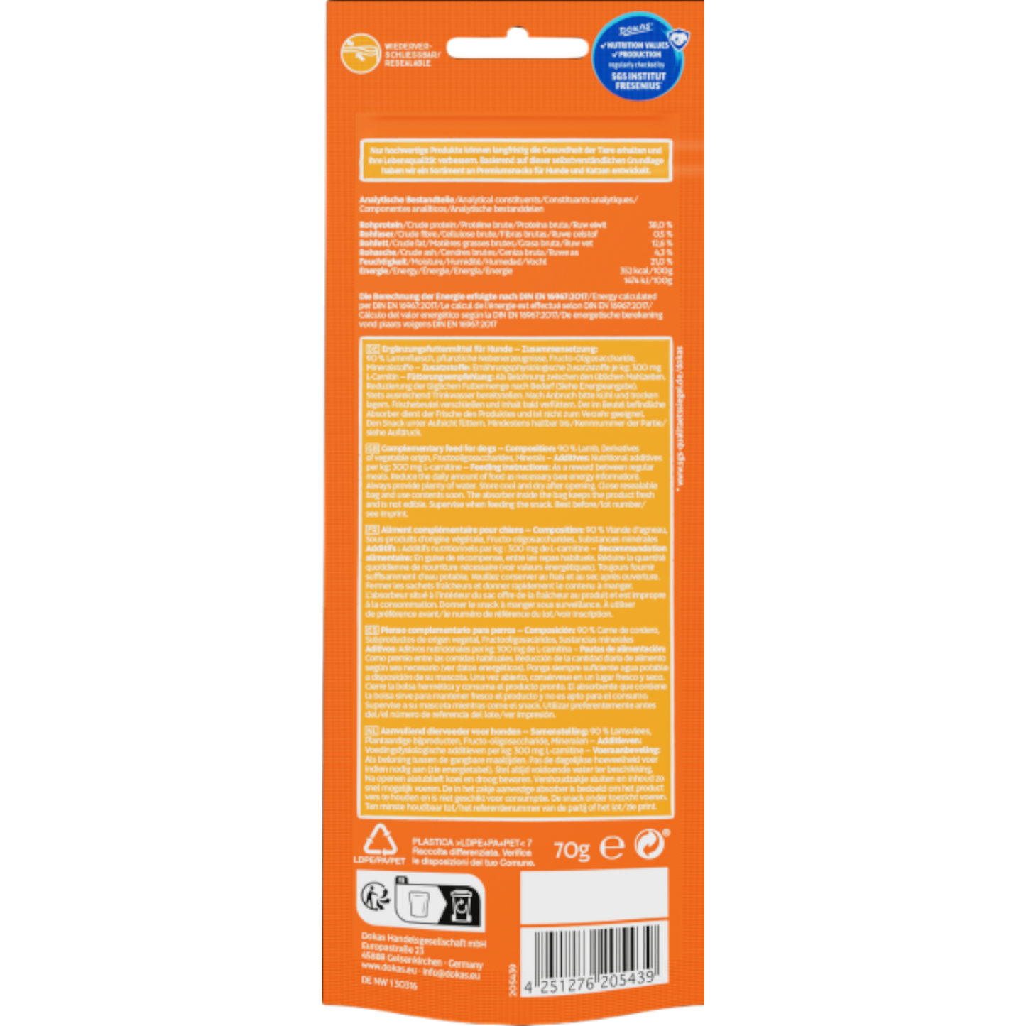 Dokas Dog - Minis Lammfleisch