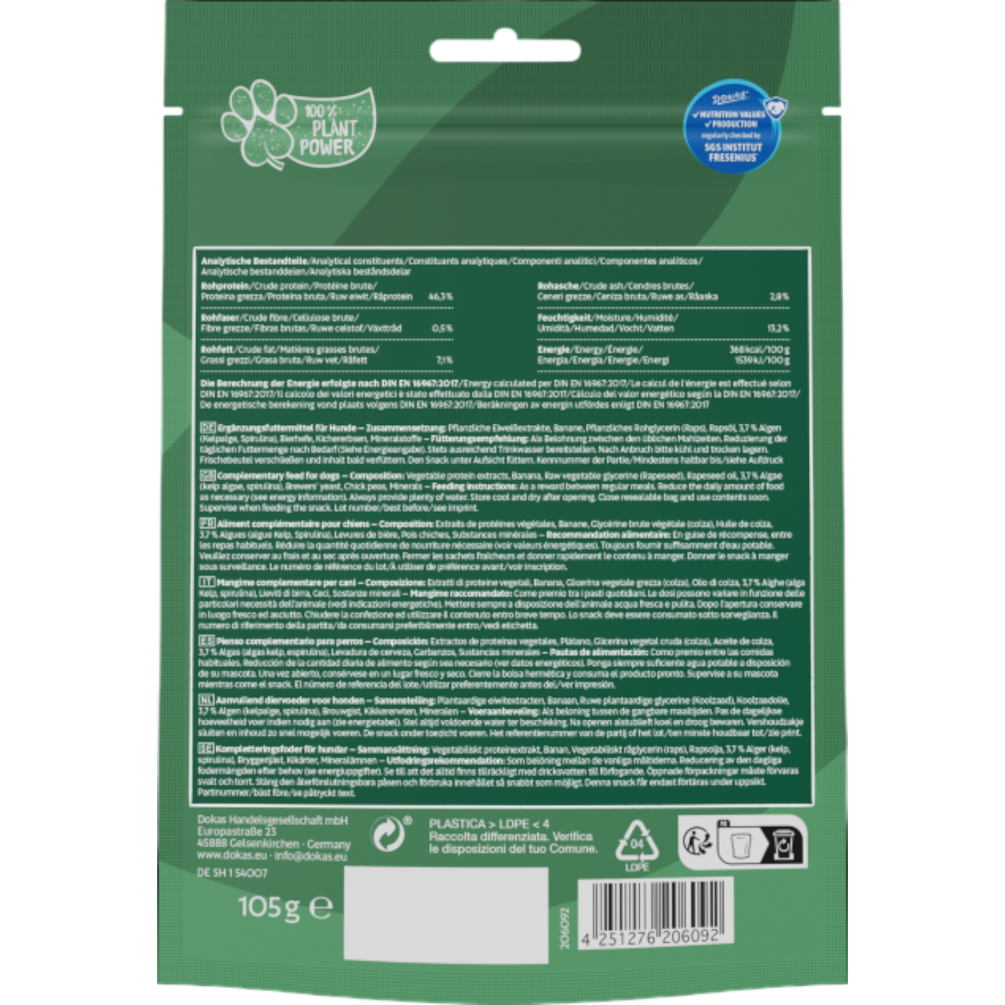 Dokas Dog - Sticks mit Alge