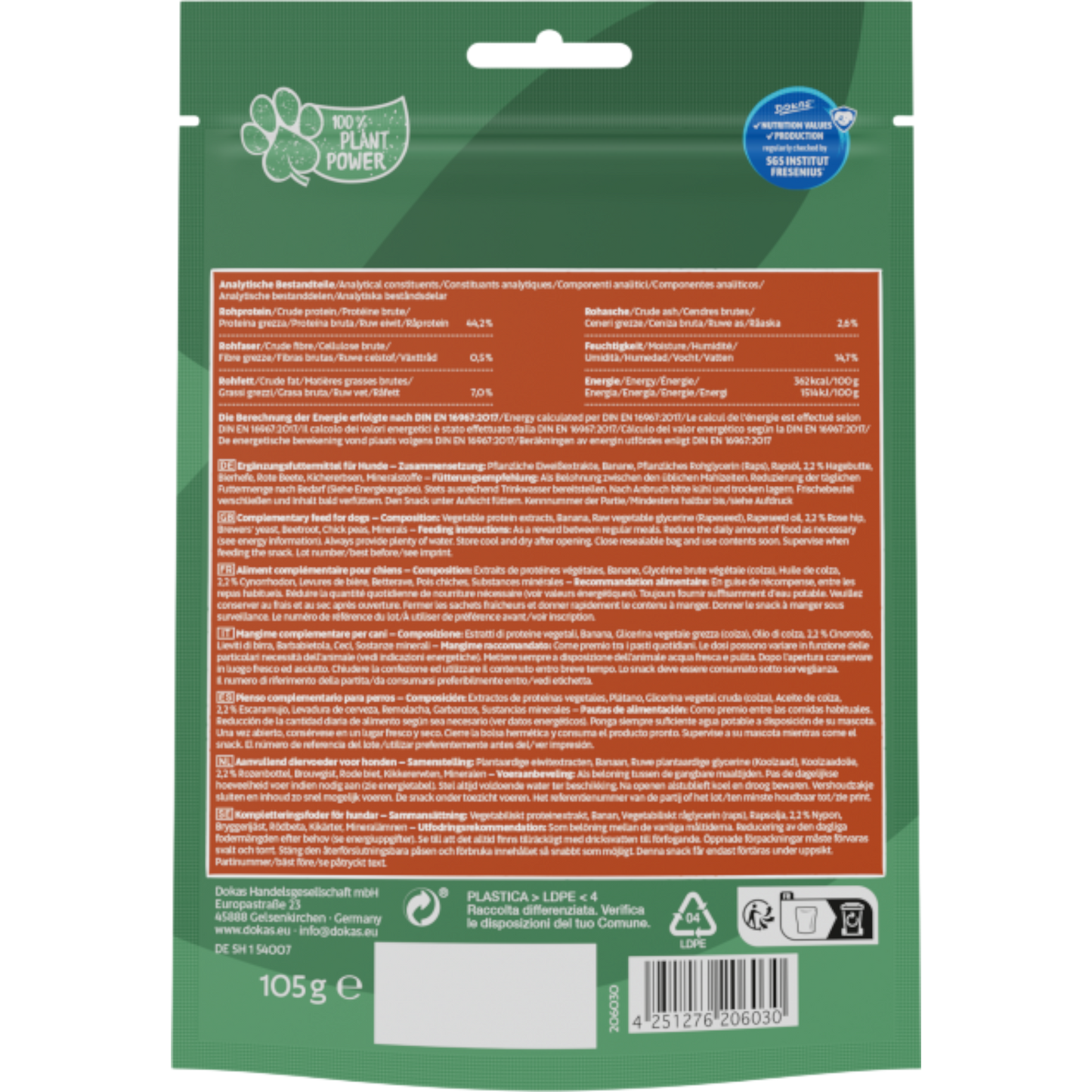 Dokas Dog - Sticks mit Hagebutte