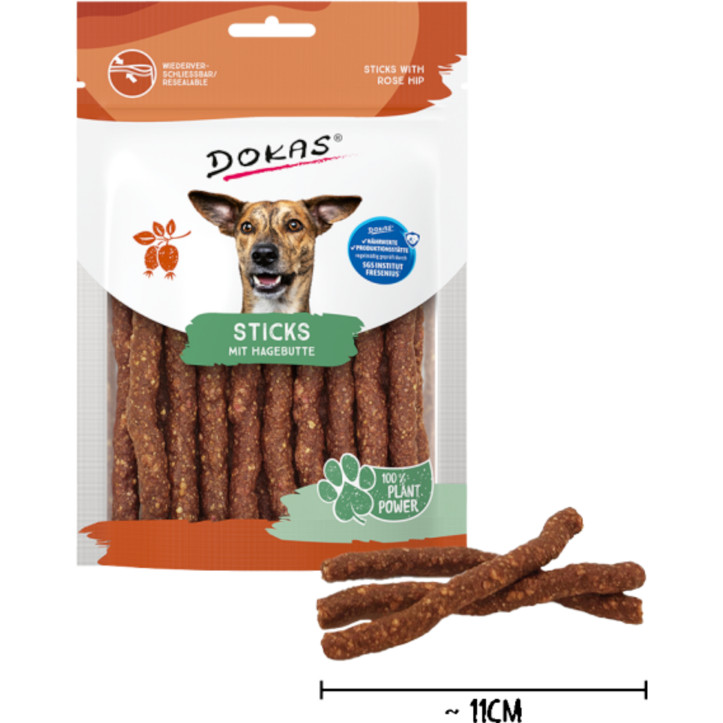 Dokas Dog - Sticks mit Hagebutte
