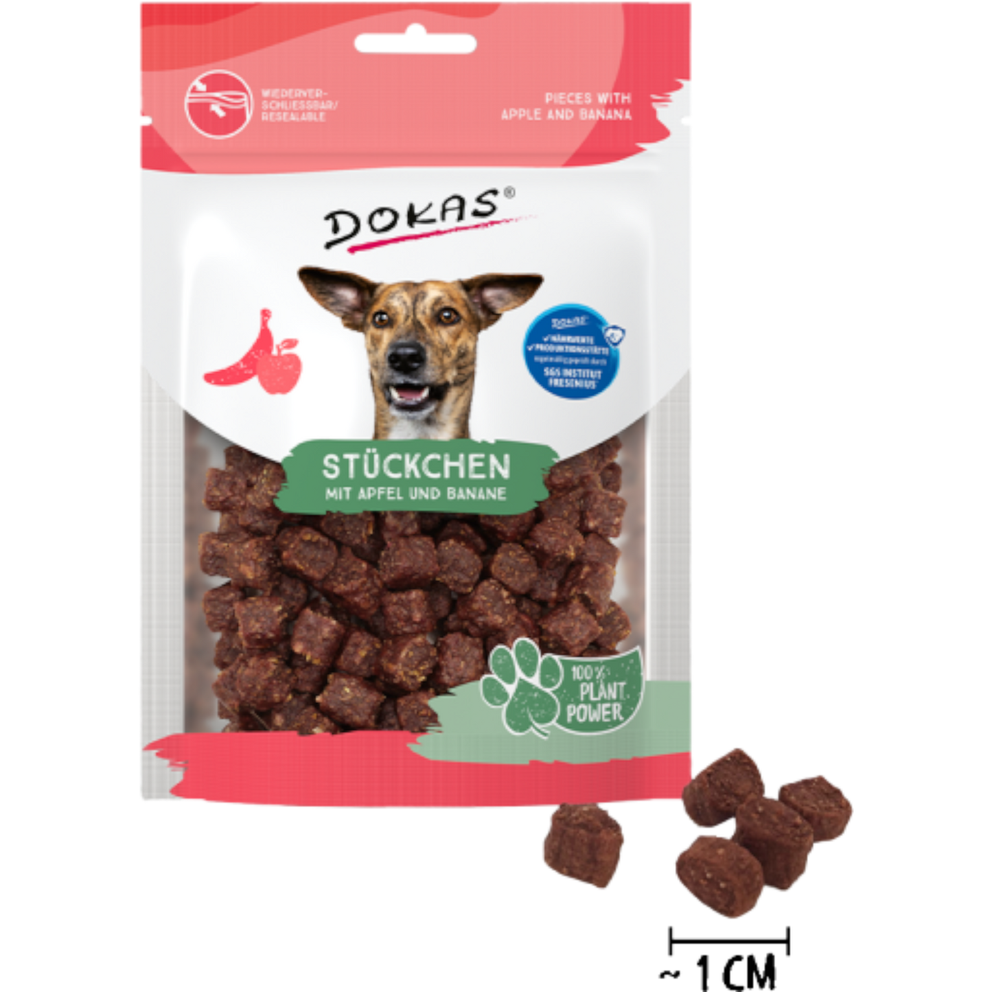 Dokas Dog - Stückchen mit Apfel & Banane
