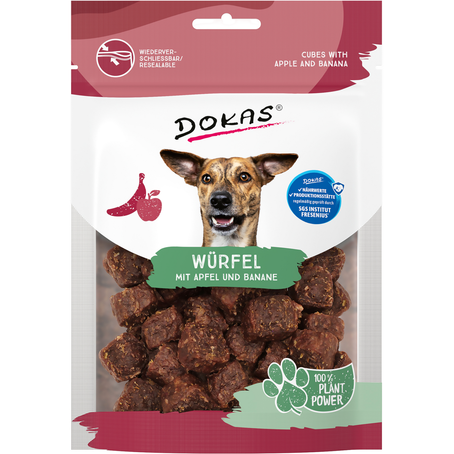 Dokas Dog - Würfel mit Apfel & Banane