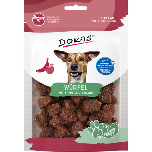 Dokas Dog - Würfel mit Apfel & Banane