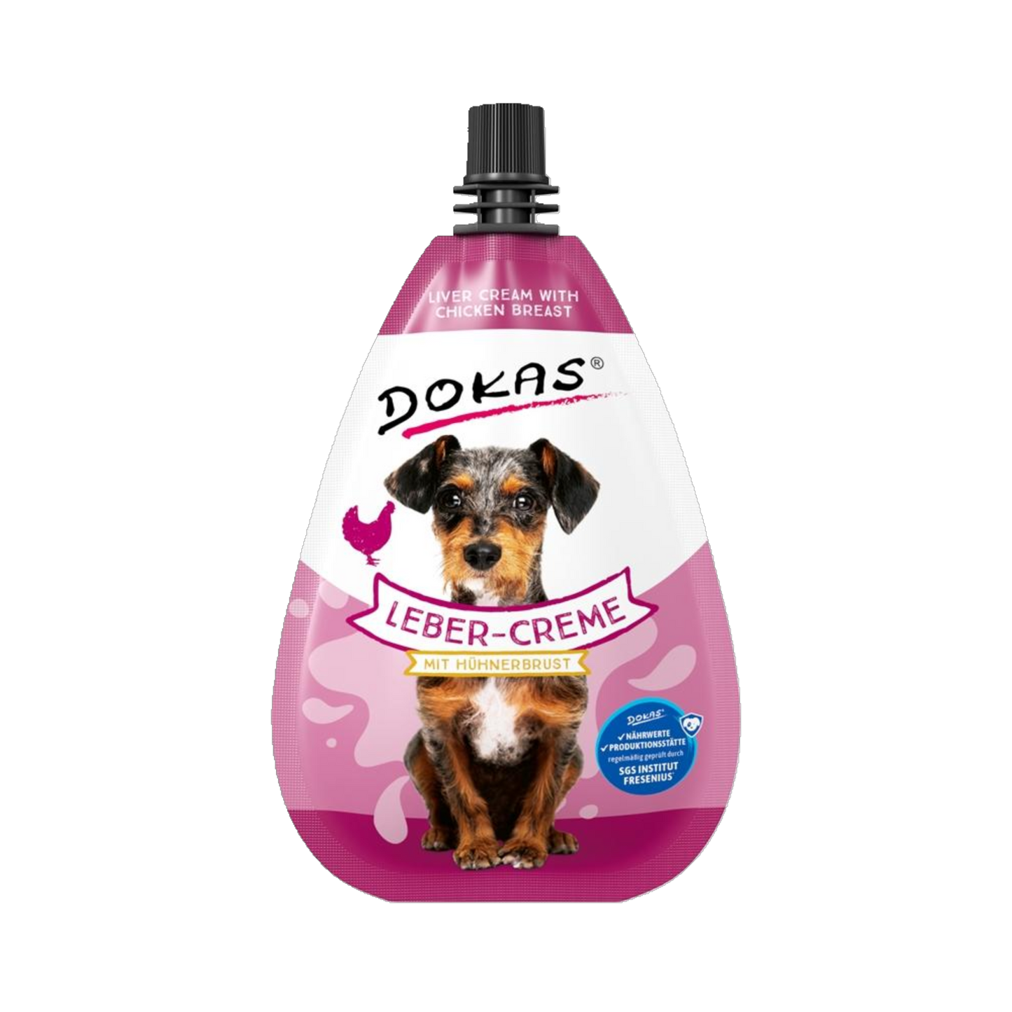 Dokas Dog Snack Leber-Creme mit Hühnerbrust – Der cremige Allrounder für Genießer