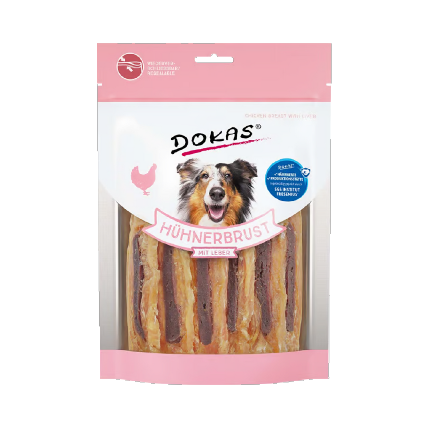 Dokas Hühnerbrustfilet mit Hühnerleber – gefüllter Premium-Snack für echte Fleischliebhaber