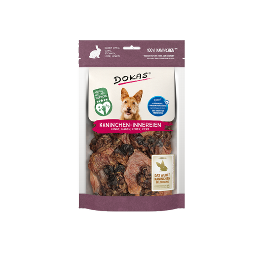 Dokas Kaninchen-Innereien mit Fleisch – der natürliche Kausnack für besondere Genussmomente