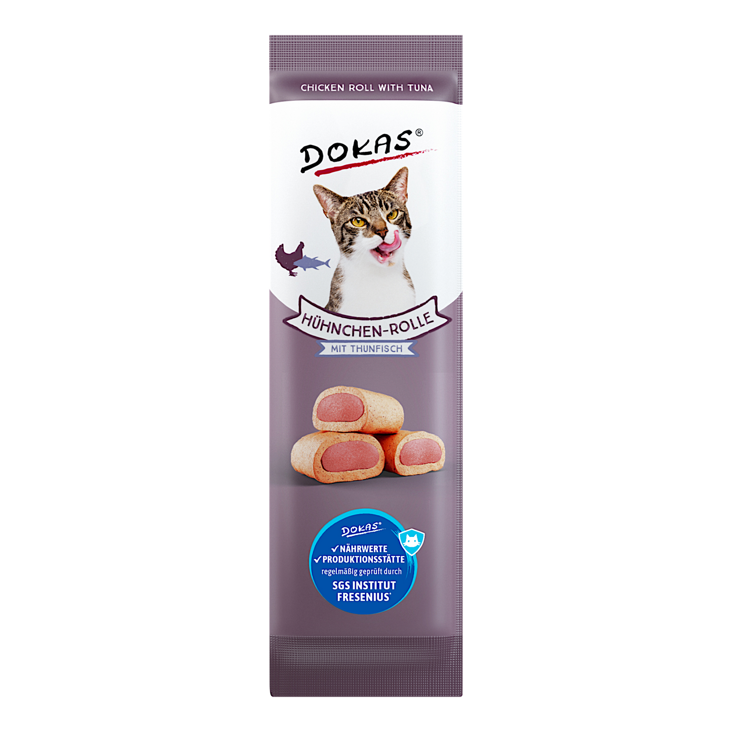 Dokas Cat - Hühnchen-Rolle mit Thunfisch