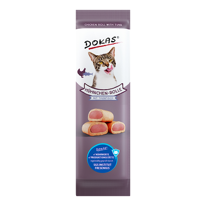 Dokas Cat - Hühnchen-Rolle mit Thunfisch