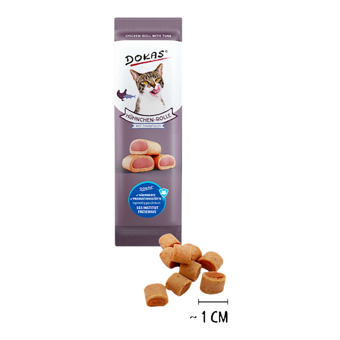 Dokas Cat - Hühnchen-Rolle mit Thunfisch