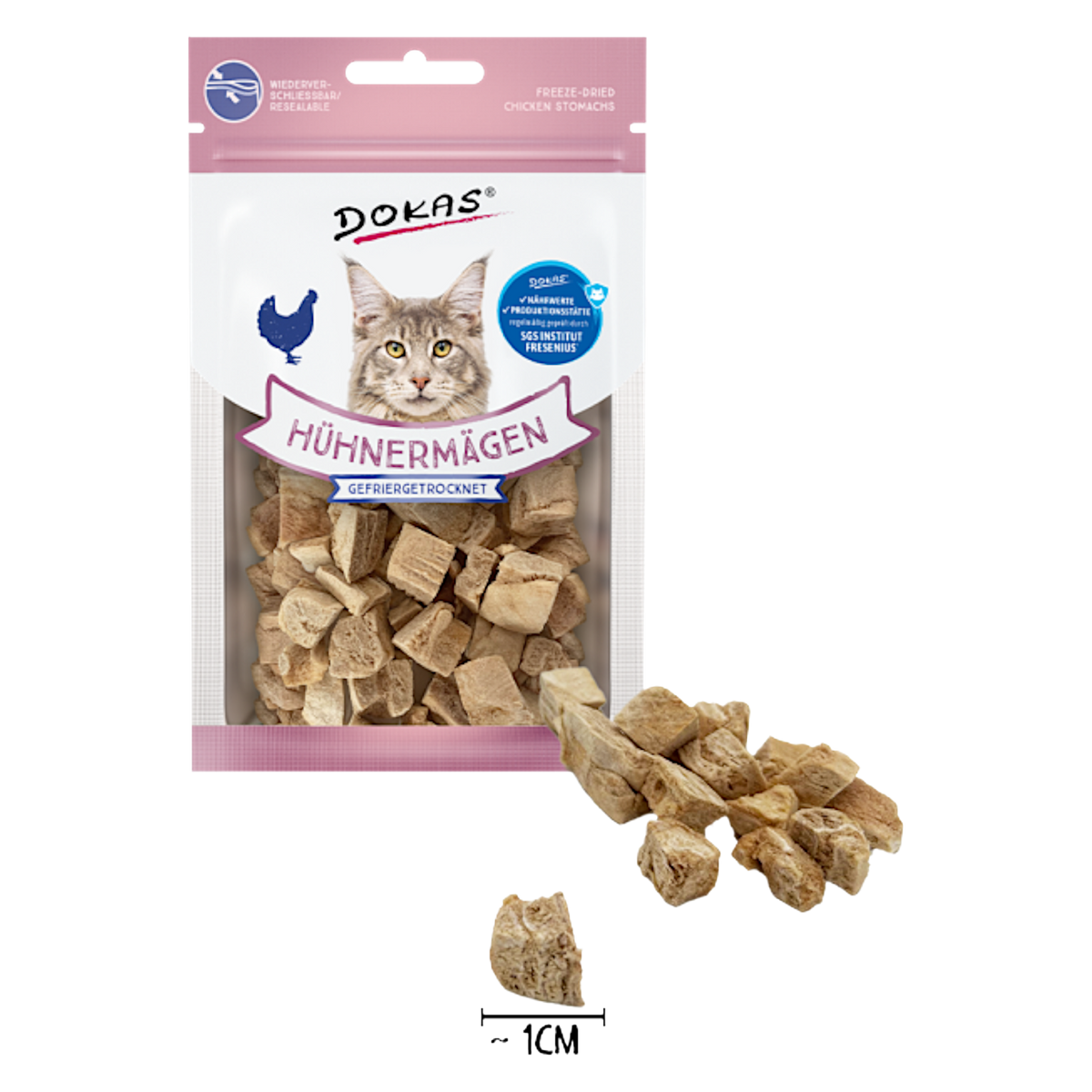 Dokas Cat - Hühnermägen (gefriergetrocknet)