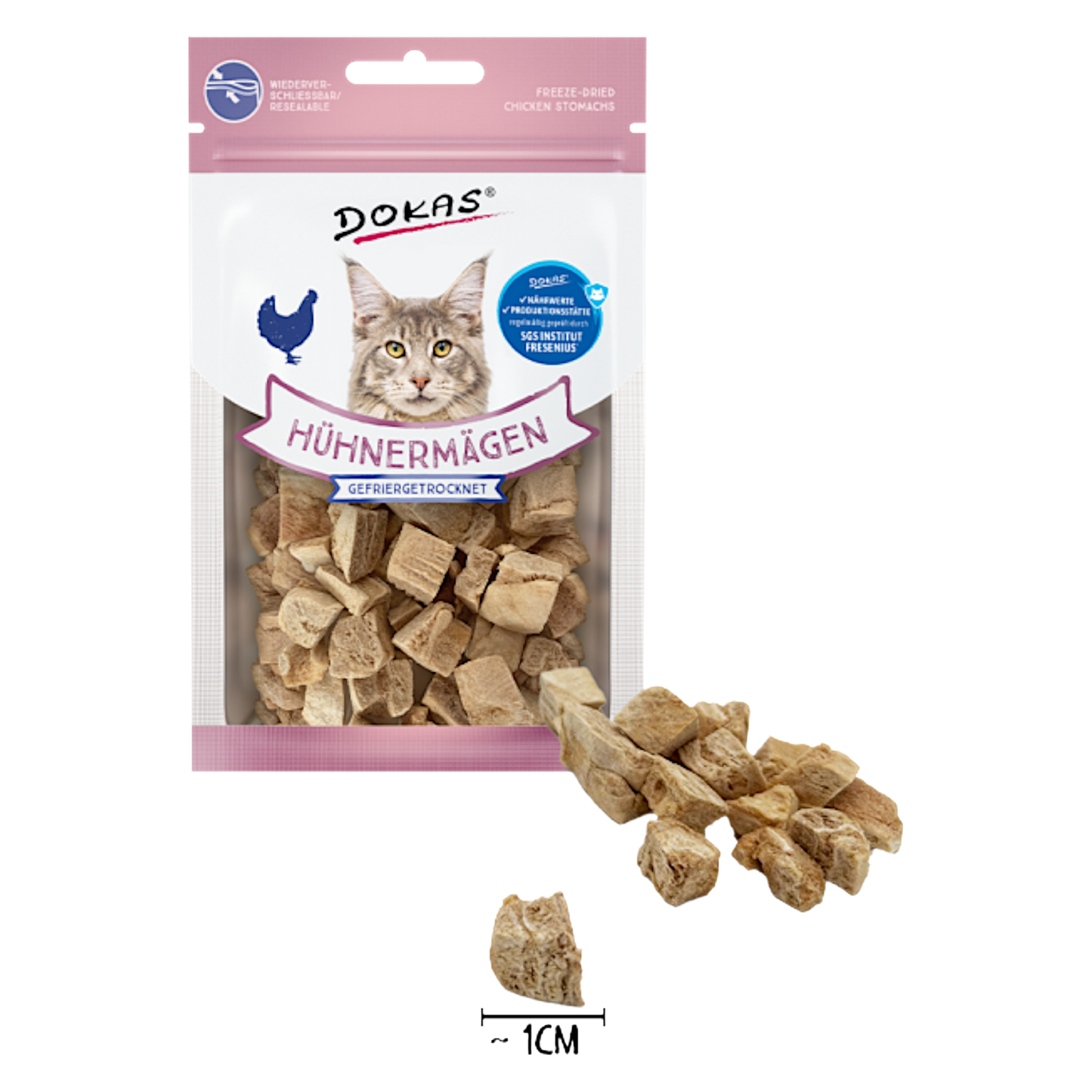 Dokas Cat - Hühnermägen (gefriergetrocknet)