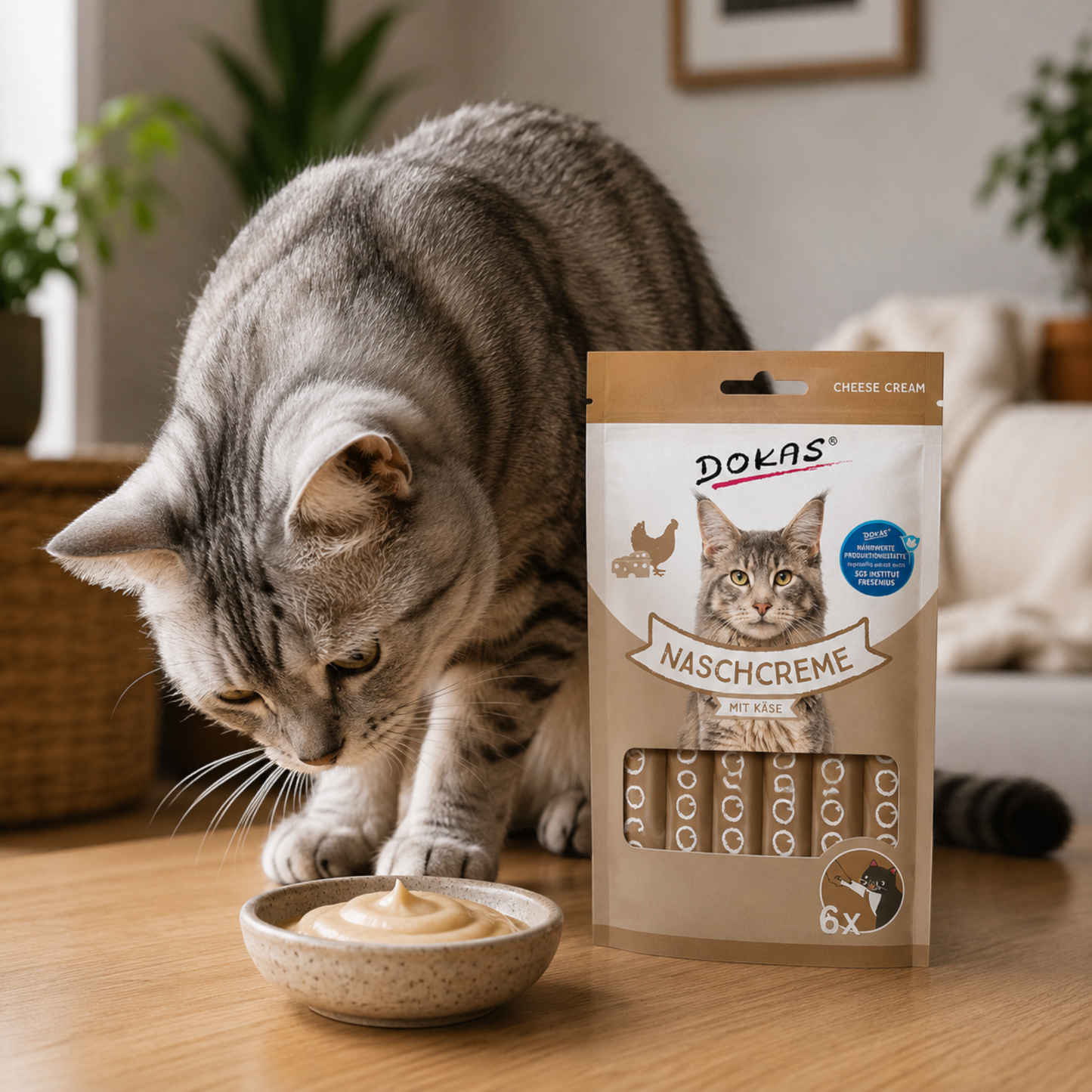 Dokas Cat - Nasch-Creme mit Käse