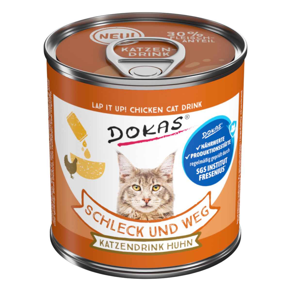 Dokas Cat - Schleck & weg Katzendrink Huhn