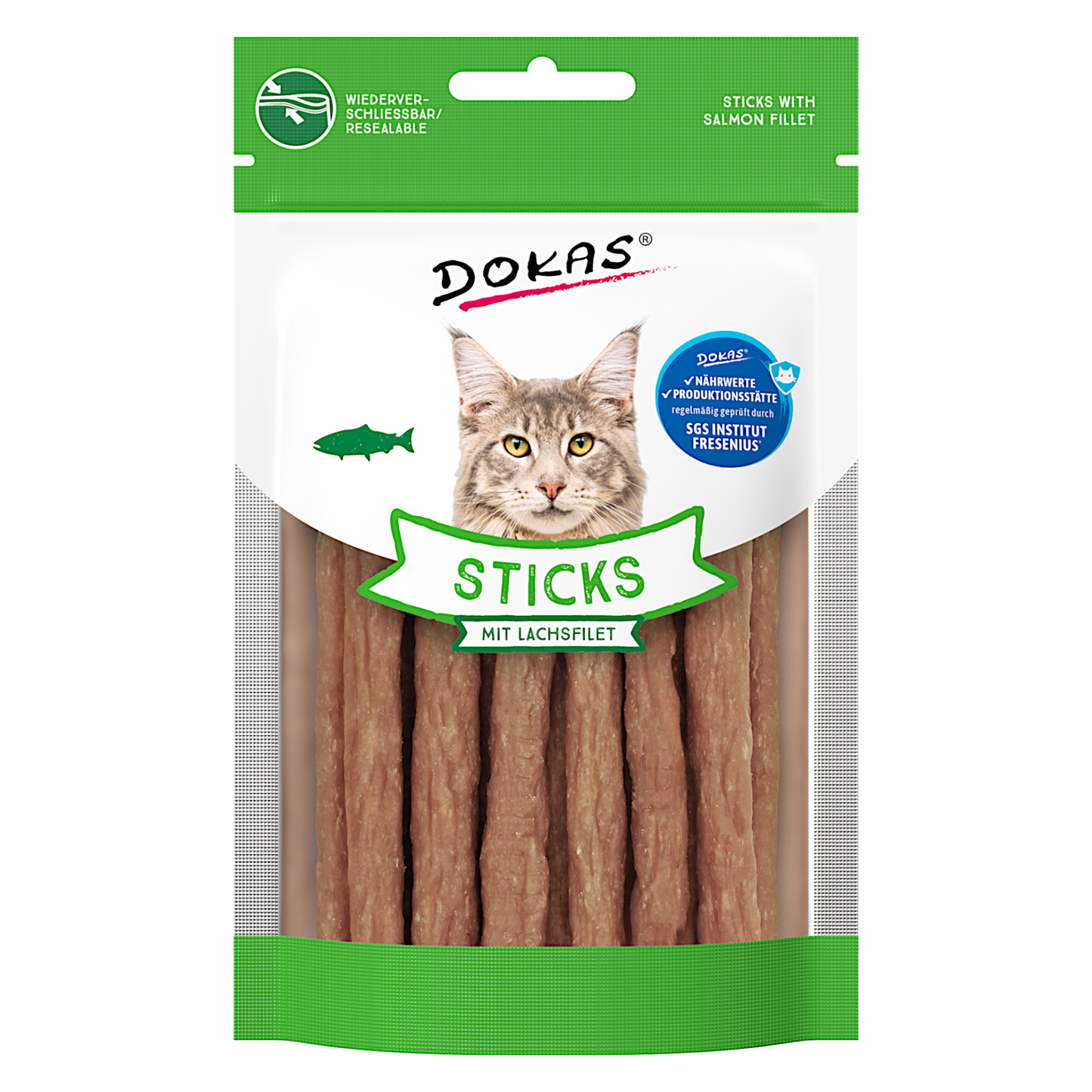 Dokas Cat - Sticks mit Lachsfilet