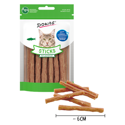 Dokas Cat - Sticks mit Lachsfilet