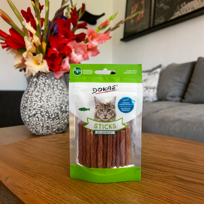 Dokas Cat - Sticks mit Lachsfilet