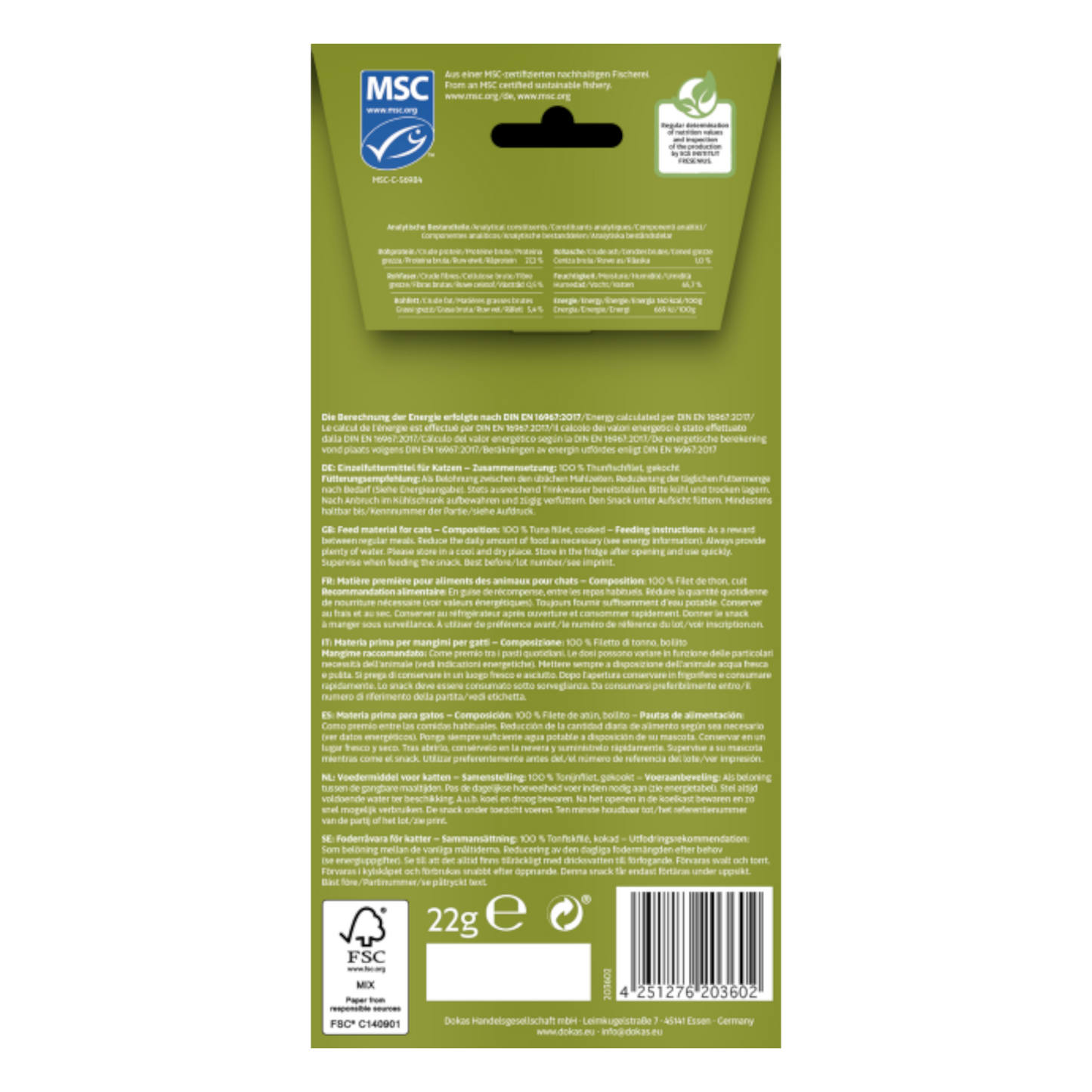 Dokas Cat - Thunfisch Filet