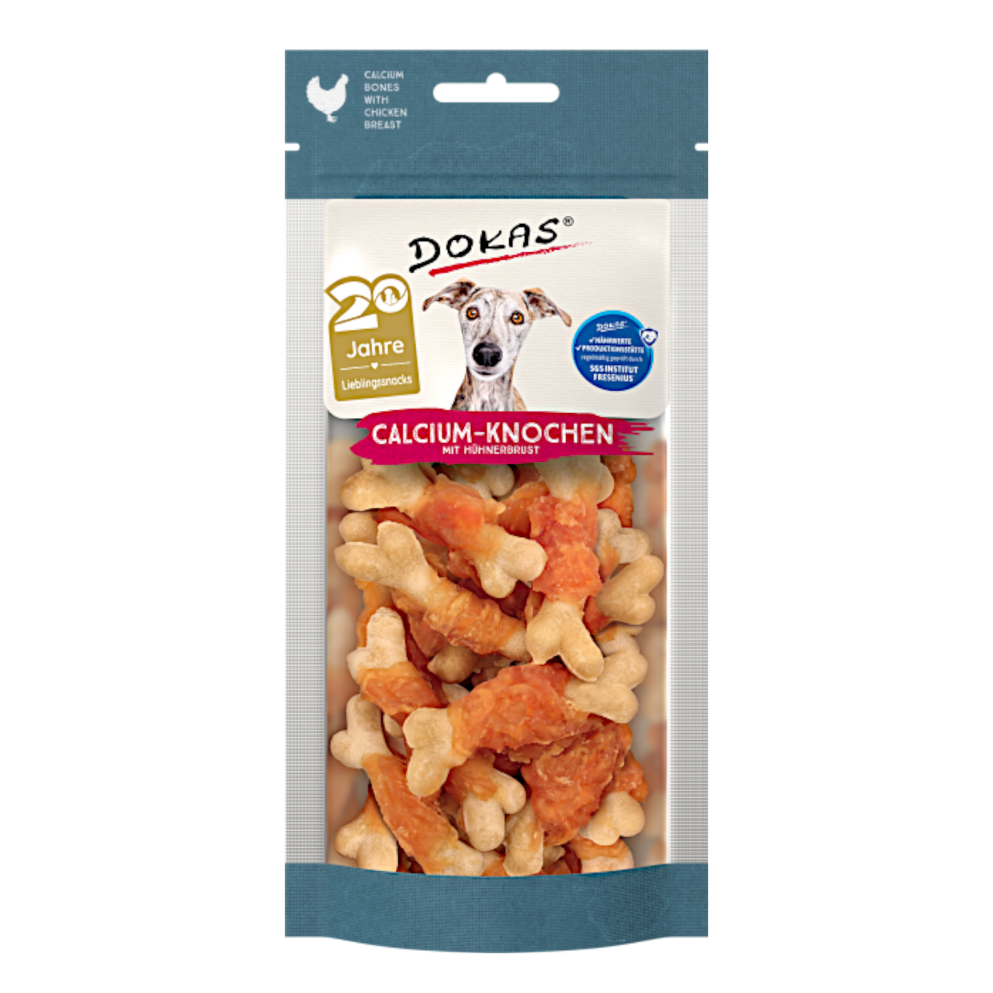 Dokas Dog - Calcium-Knochen mit Hühnerbrust