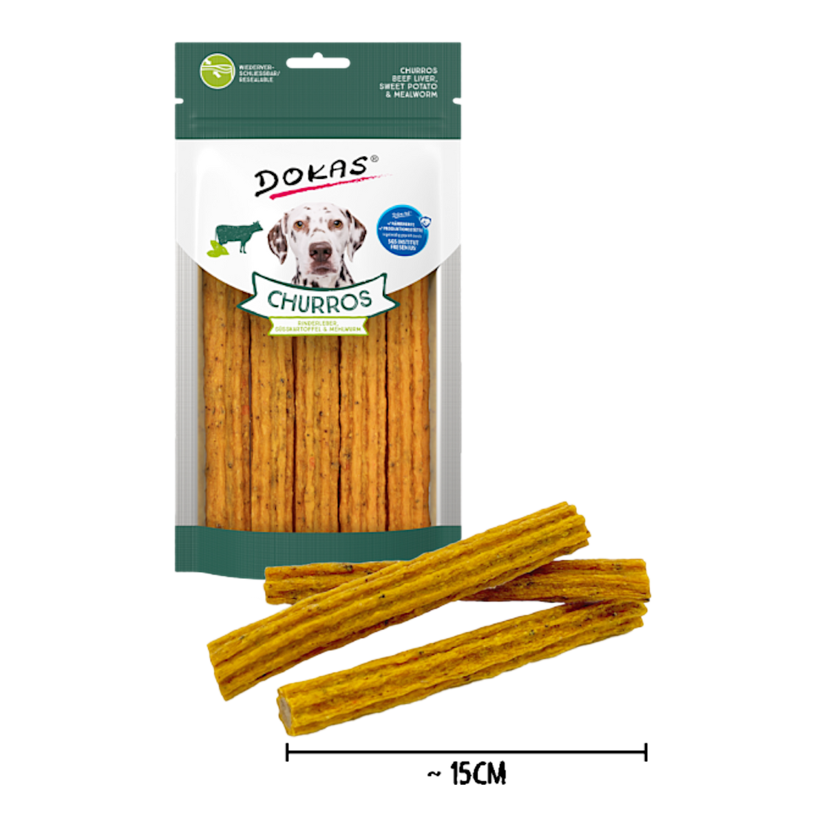 Dokas Dog - Churros mit Rinderleber