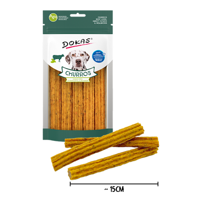 Dokas Dog - Churros mit Rinderleber