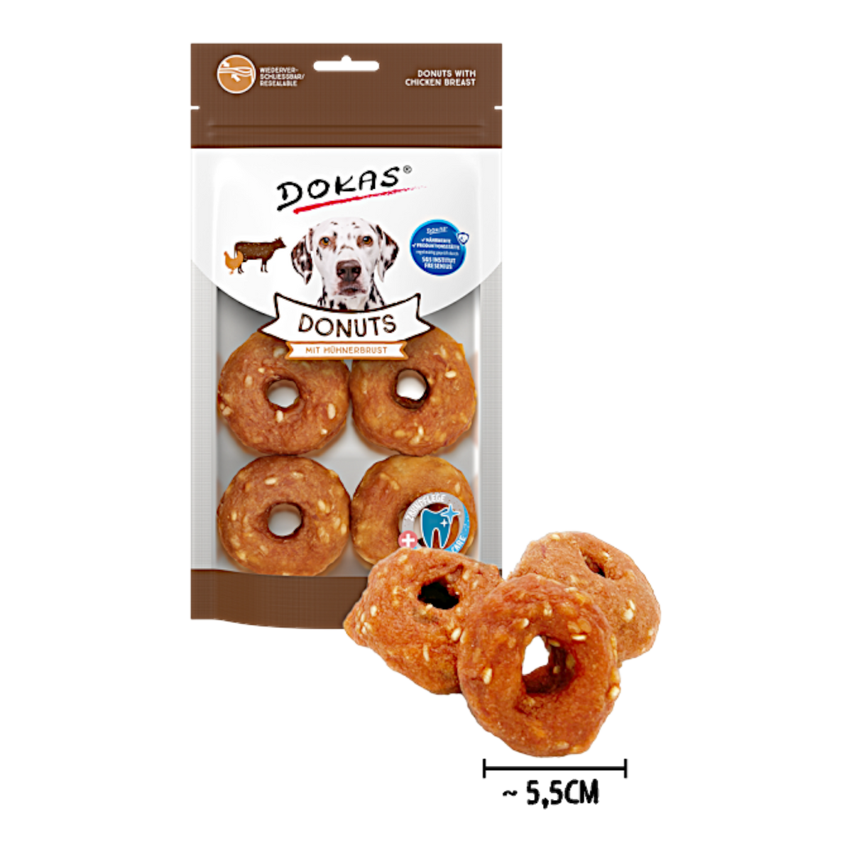 Dokas Dog - Donuts mit Hühnerbrust