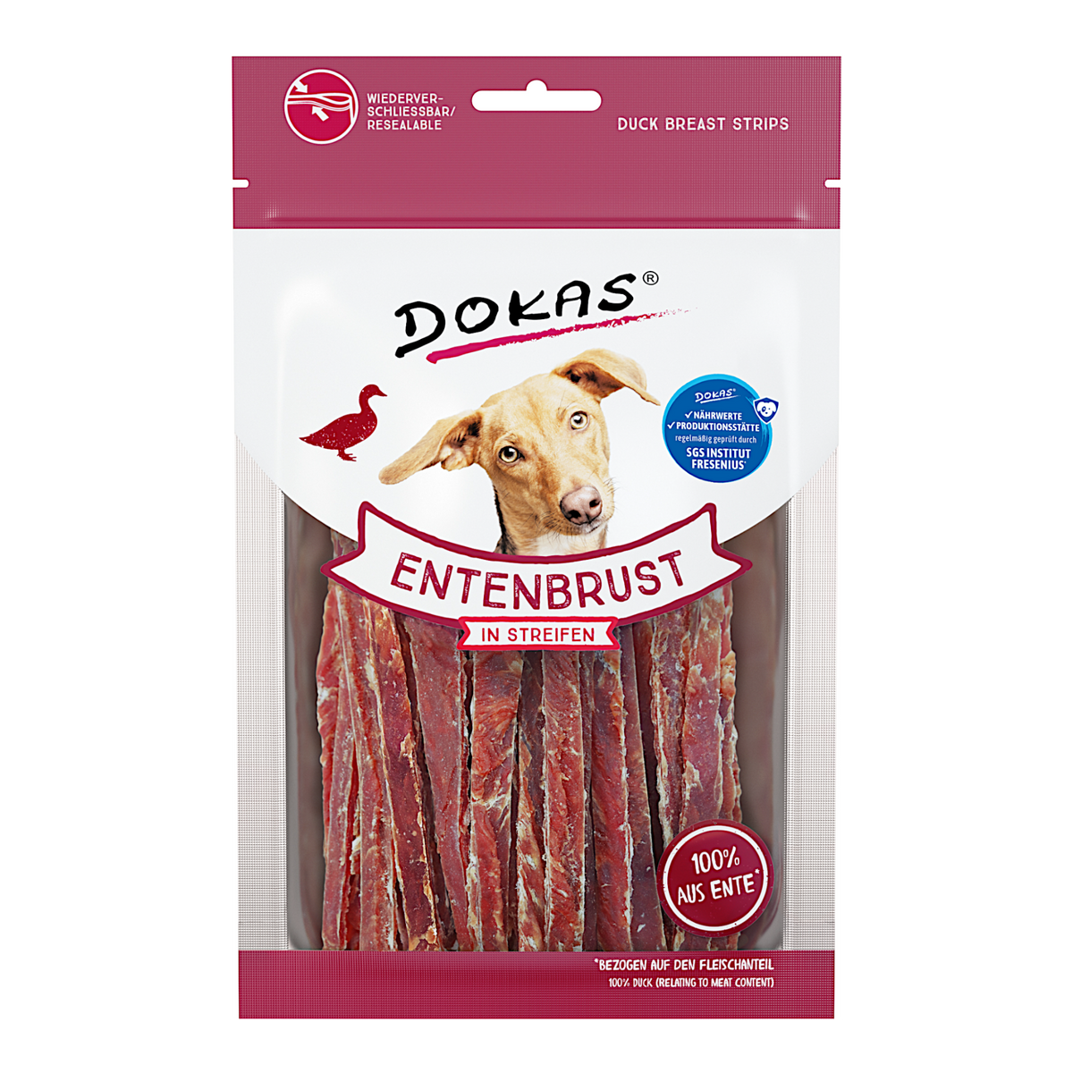 Dokas Dog - Entenbrust Streifen