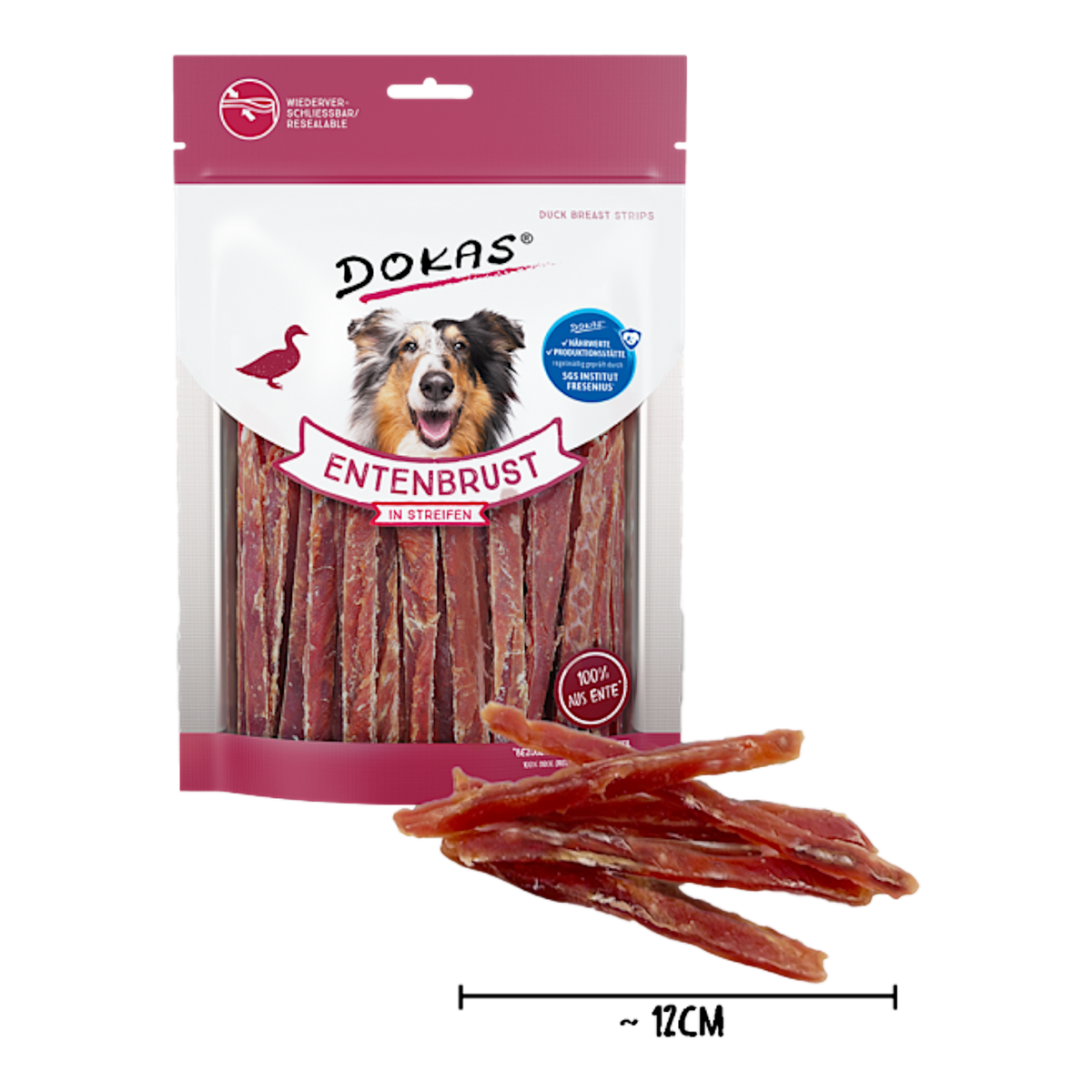 Dokas Dog - Entenbrust Streifen