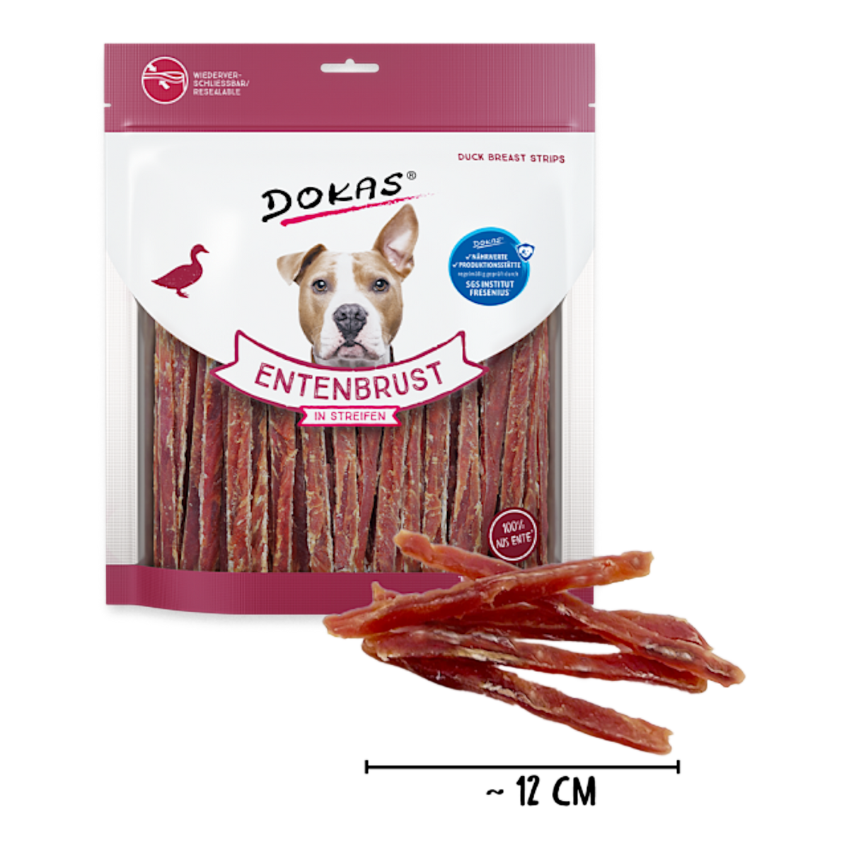 Dokas Dog - Entenbrust Streifen