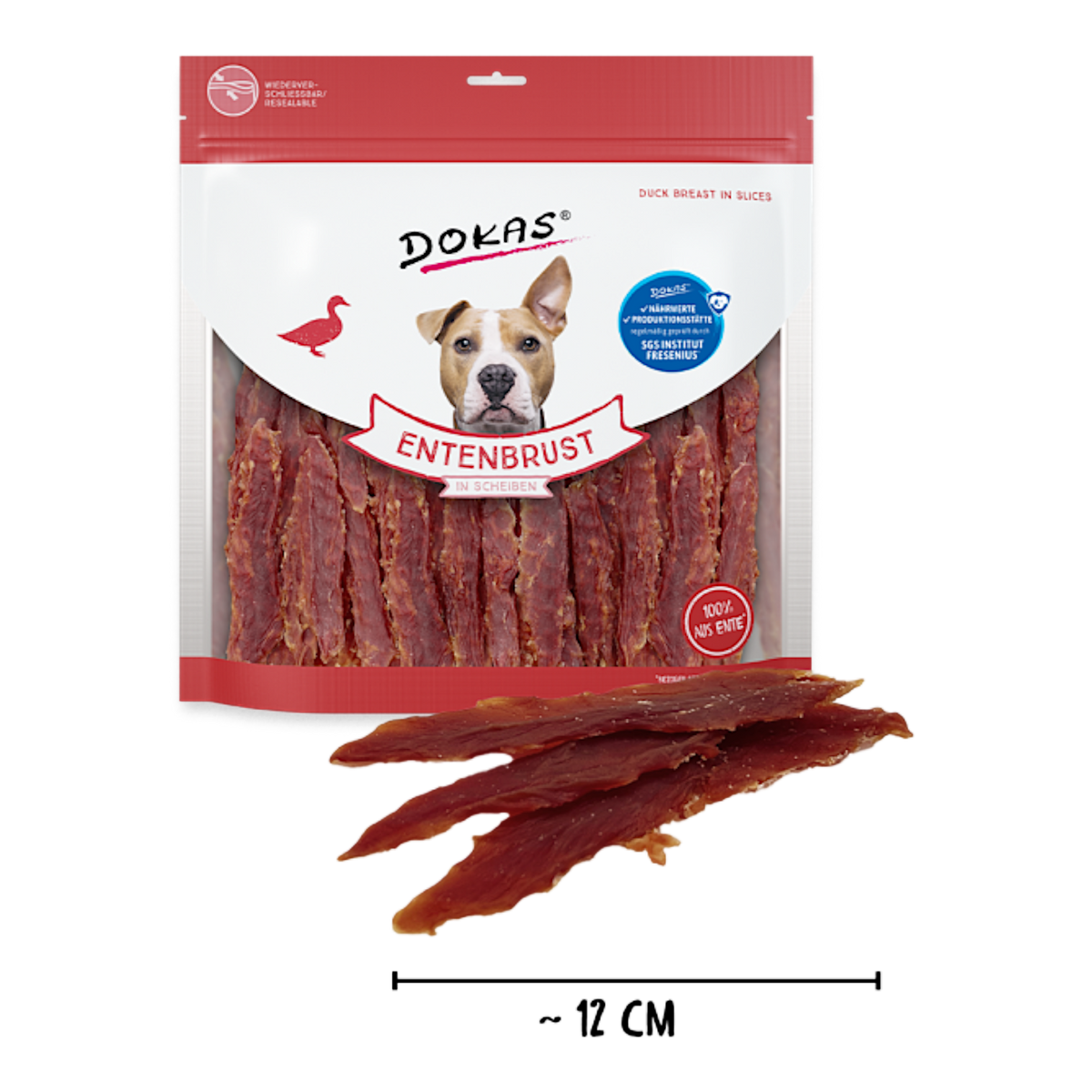 Dokas Dog - Entenbrust Streifen