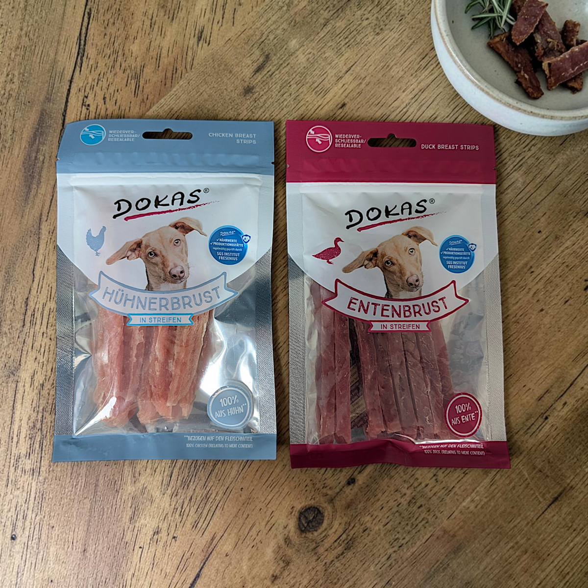 Dokas Dog - Entenbrust Streifen