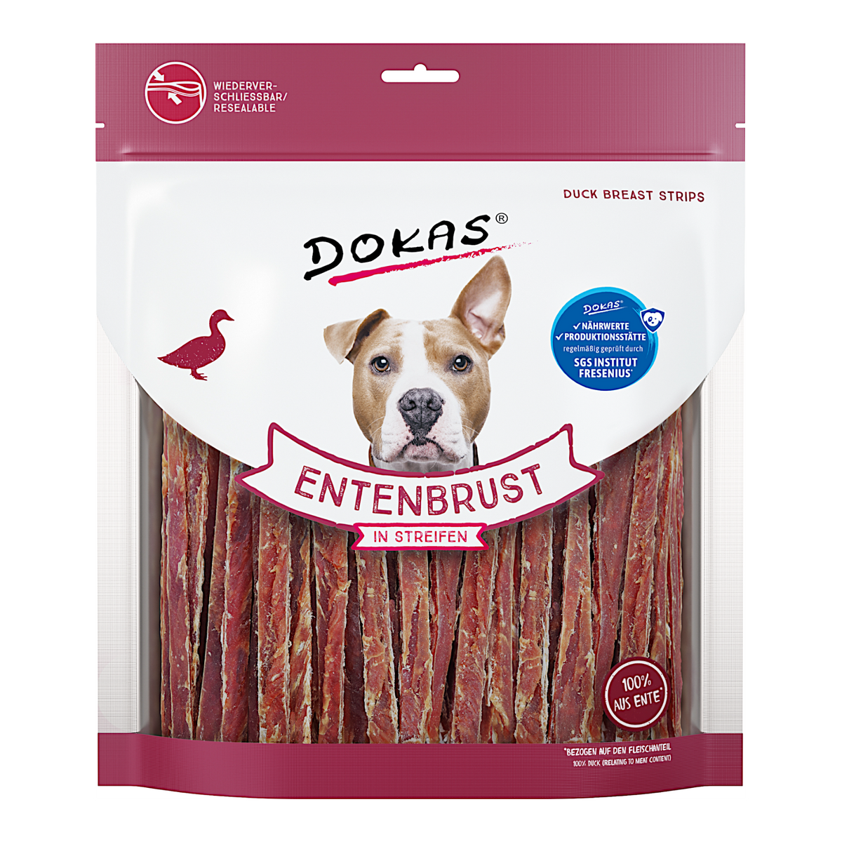 Dokas Dog - Entenbrust Streifen