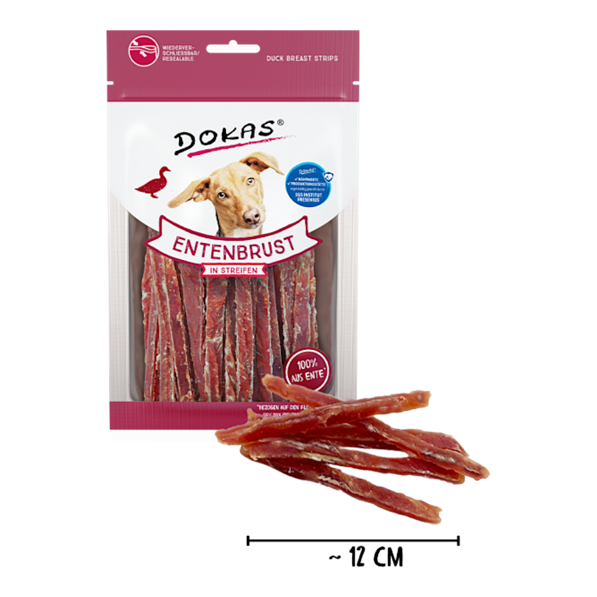 Dokas Dog - Entenbrust Streifen