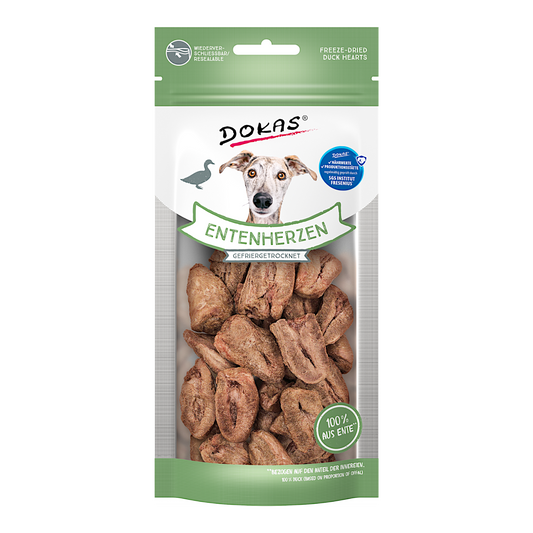 Dokas Dog - Entenherzen (gefriergetrocknet)