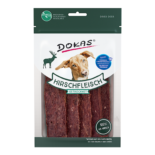 Dokas Dog - Hirschfleisch getrocknet