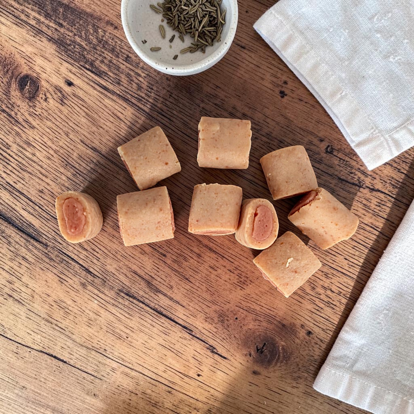 Dokas Dog - Hühnchen-Rolle mit Ente