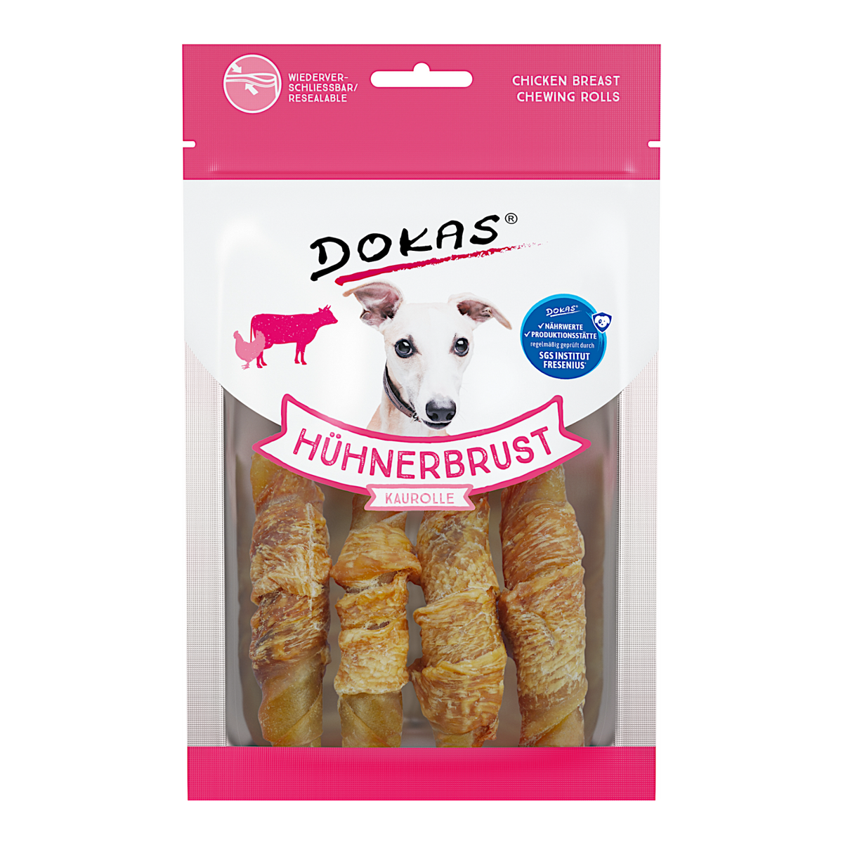 Dokas Dog - Kaurolle Hühnerbrust