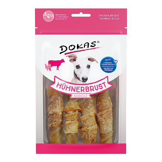 Dokas Dog - Kaurolle Hühnerbrust
