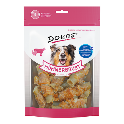Dokas Dog - Kaurolle Hühnerbrust